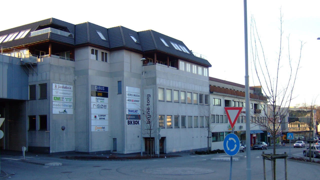 Bryne torg midt i Bryne sentrum på Jæren, festivalområdet til Jærnåttå