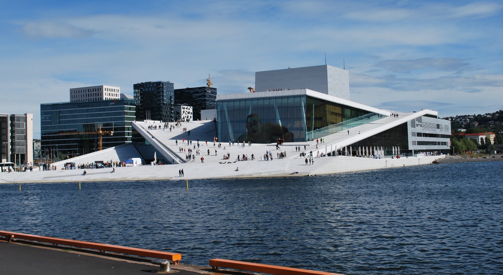 Operahuset i Oslo ved Bjørvika