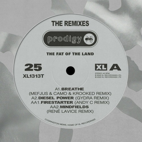 The Fat of the Land 25th Anniversary ,  Remixes (2023) cover