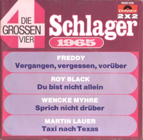 Die grossen Vier - Schlager 1965 (1973) cover