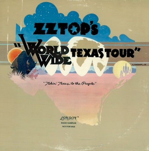 ZZ Top’s Worldwide Texas Tour (1976) cover